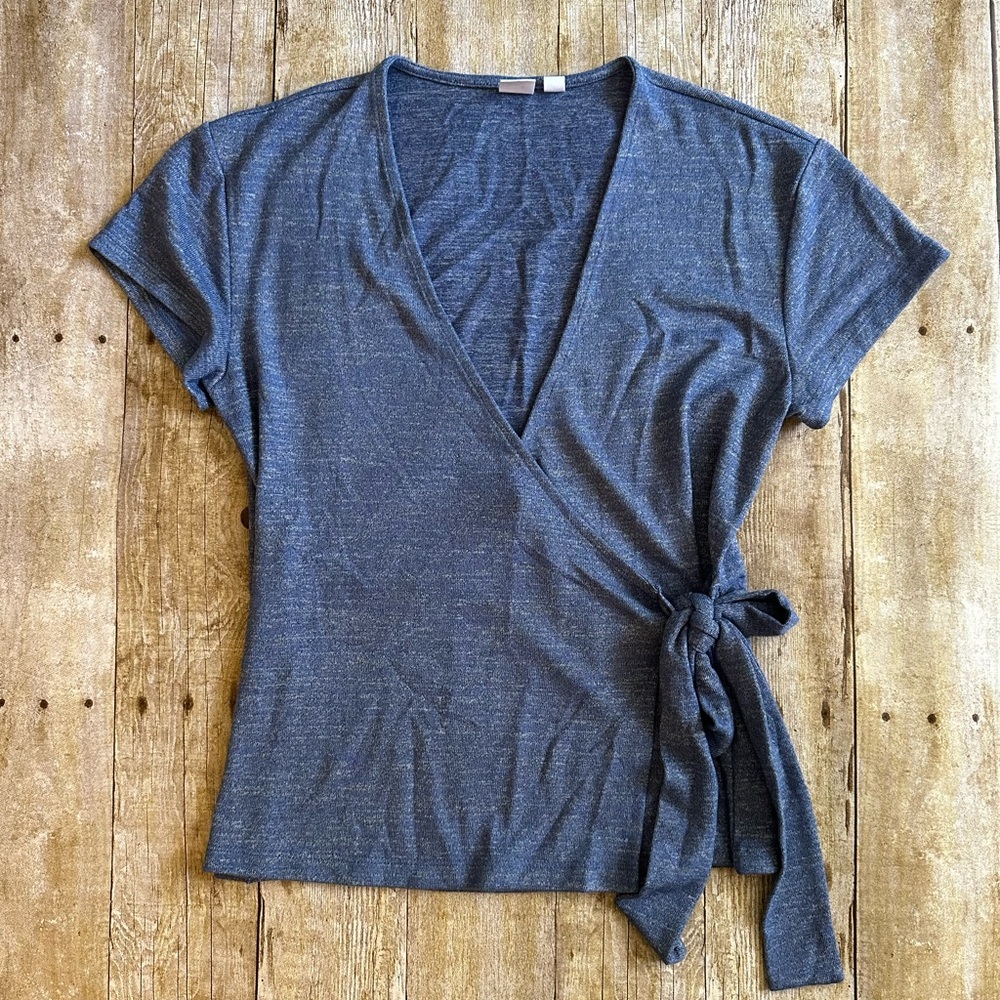 Gap Softspun Wrap-Front Top